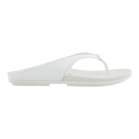 Aerosoles Women's Fisher Round Toe Thong Sandals White Size 8 1/2 M - Picture 2 of 4